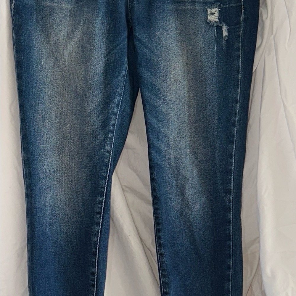 KanCan Dark Blue Distressed Skinny Jeans